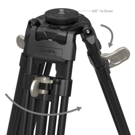 SmallRig 4167B - wytrzymały statyw video Carbon, Heavy-Duty (FreeBlazer) - szczegóły